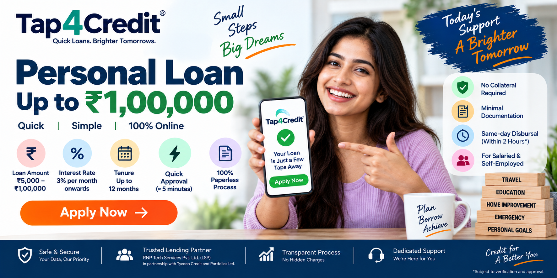 Tap4Credit Personal Loan